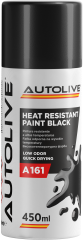 Фарба високотемпературна AUTOLIVE A161 HEAT RESISTANT PAINT чорна 450 мл
