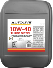 Напівсинтетична моторна олива AUTOLIVE 10W-40 Turbo Diesel 10л