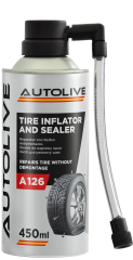 Герметик для шин AUTOLIVE A126 Tire Inflator and Sealer 450мл