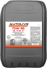 Трансмісійна олива AUTOLIVE 75W-90 GL-4/GL-5 20л