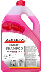 Шампунь для автомобіля з воском AUTOLIVE Nano Shampoo 4л