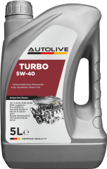Синтетична моторна олива AUTOLIVE Turbo 5W-40 5л