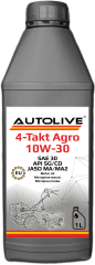4-х тактна моторна олива для генераторів AUTOLIVE 4-Takt Agro 10W-30 1л 6шт